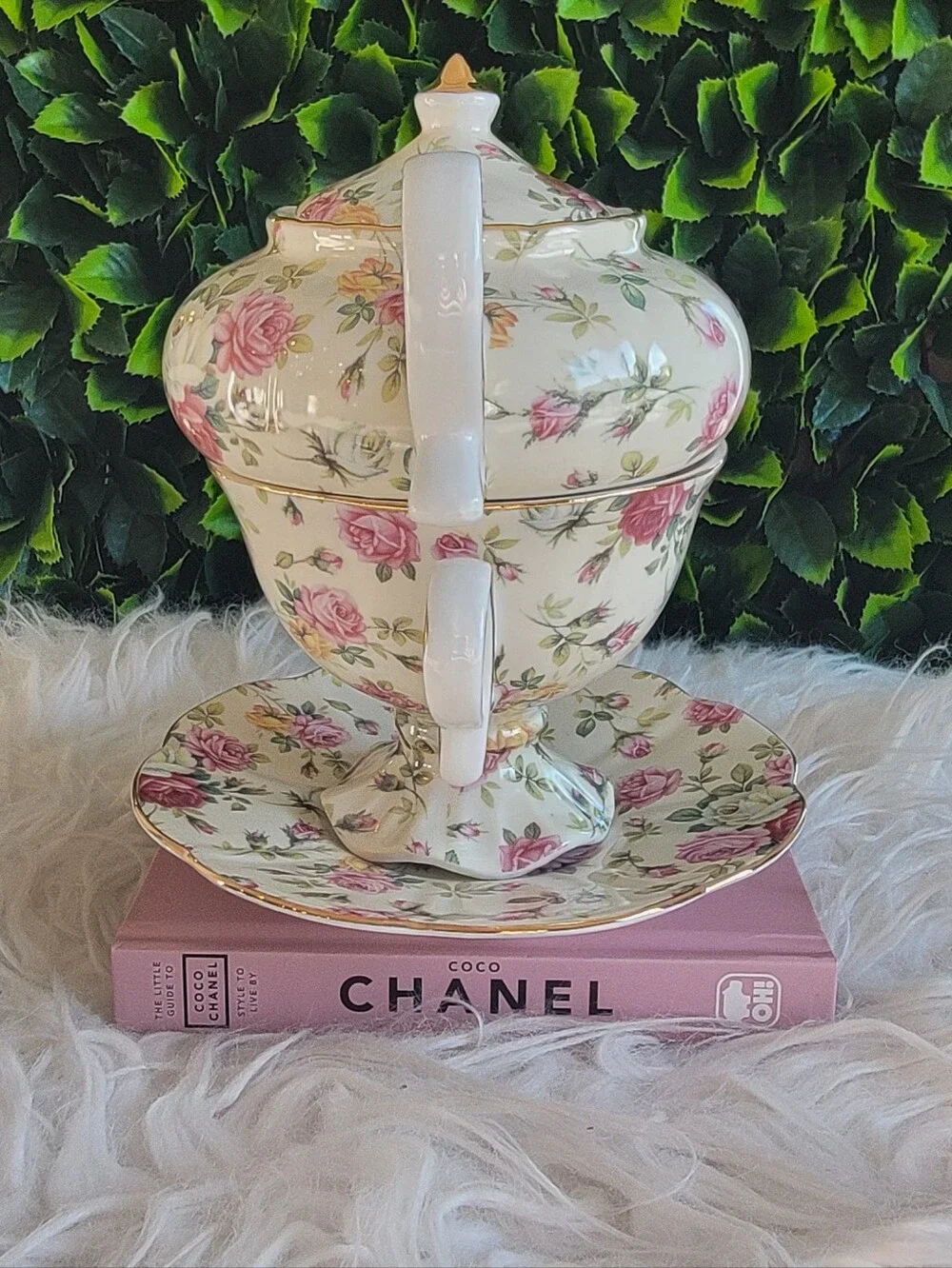 NWT - Grace Teapot Cup and Saucer Set
